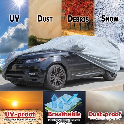 2002 2003 2004 Buick Rendezvous Breathable Car Cover w/MirrorPocket - Foto 2 di 10
