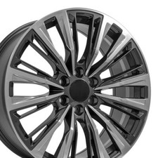 Set Of Four 22 Inch Gunmetal 84638161 Wheels Fits Cadillac Gmc Chevy Set Of Four 22 Inch Gunmetal 84638161 Wheels Fits Cadillac Gmc Chevy