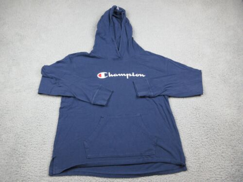 Champion Sweater Womens Adult Small Blue Hoodie P… - image 1