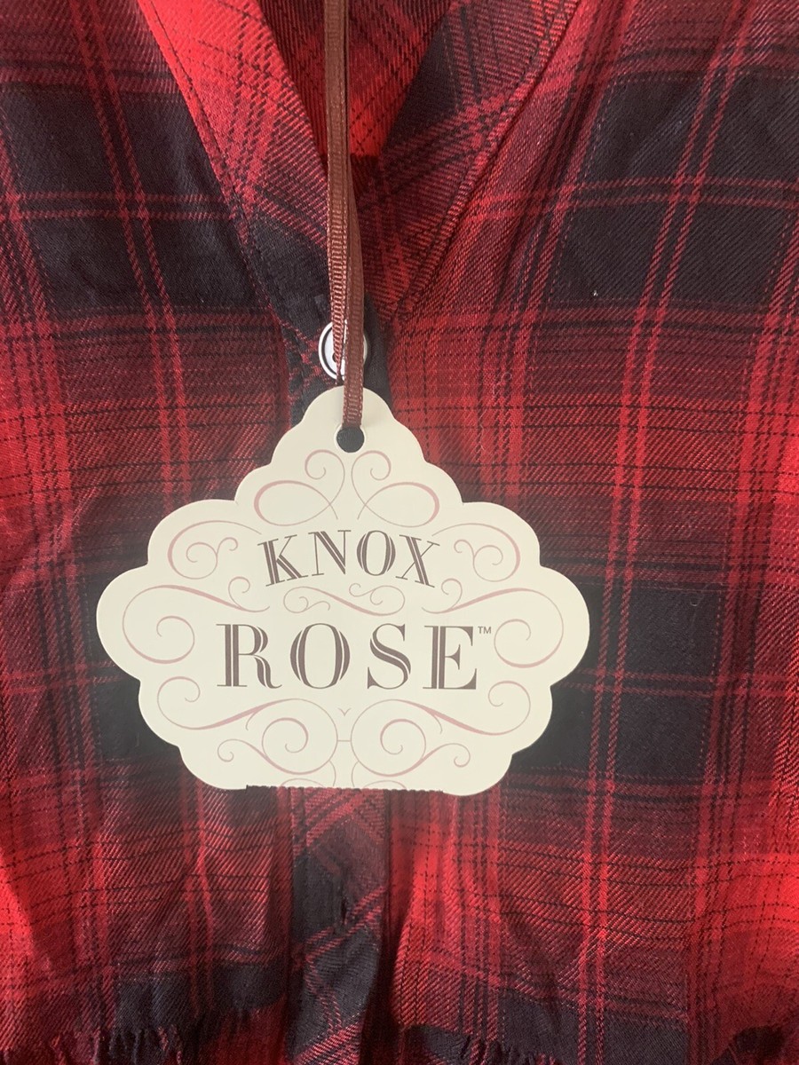 knox rose red dress Knox Rose Women's Dress Size XXL Red Pockets V-neck