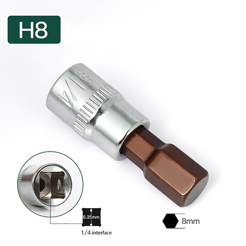 1/4" Drive Ratchet Wrench Sockets Torx/Phillips/Slotted/Hex/Pozi Bits Drill - Picture 30 of 39