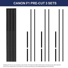 eTone Pre-cut  Self Adhesive Repair Light Seal Foam Sponge Kits For Canon F1 F1n