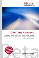 Lambert M. Surhone (U. A.) | One-Time Password | Taschenbuch | Englisch (2026)