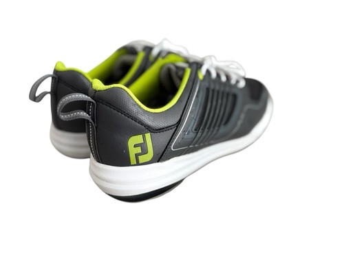 Footjoy Fury Herren-Golfschuhe Leder/Netz grau limettenweiß Größe 8,5 Stil # 51102 - Bild 8 von 21