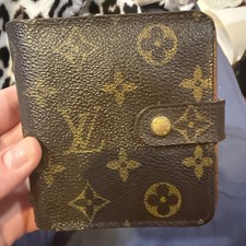Autentico portafoglio compatto Louis Vuitton Monogram Zippy CON CERTIFICATO DI AUTENTICITÀ