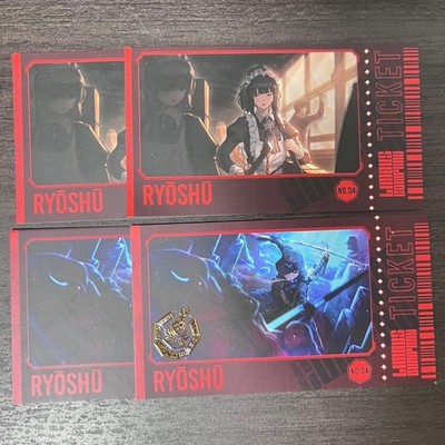 Limbus Company Hell Chapter Ticket-style Card Collection Ryoshu Foil Normal