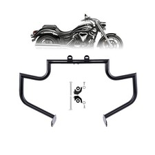 Kinglemc Crash Bar Engine Guard Highway Freeway Bar for Yamaha V-Star Vstar X...