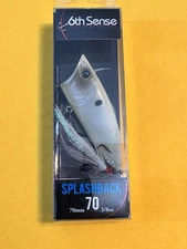 6th Sense Splash Back 70 Top Water 3/8oz  70mm Spanish Bone
