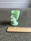 Fenton Glass Rabbit Egg Cup In Jadeite Green Vintage Collectible Easter