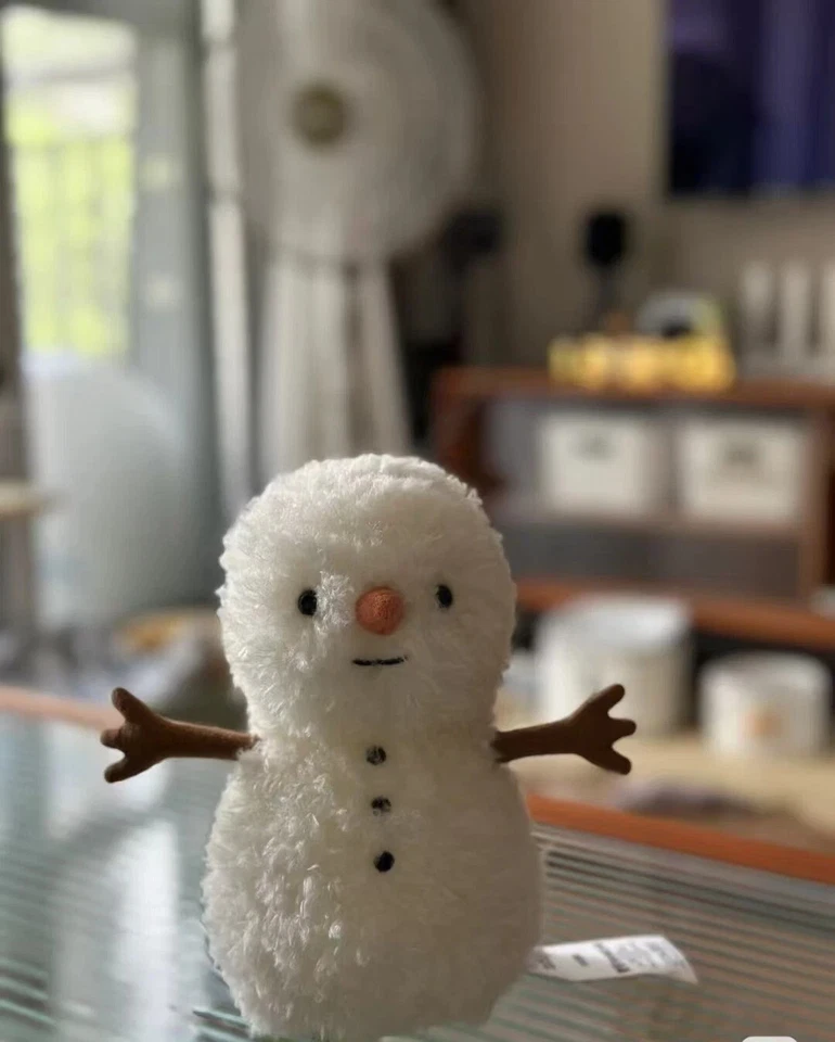 Jellycat Little Snowman 15CM Plush: BNWT Brand New With Tags + Bag Winter Toy - Image 3 of 4