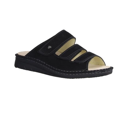 Finn Comfort Mataro Herren Pantolette, Leder, Black, bequem - Marken Finn