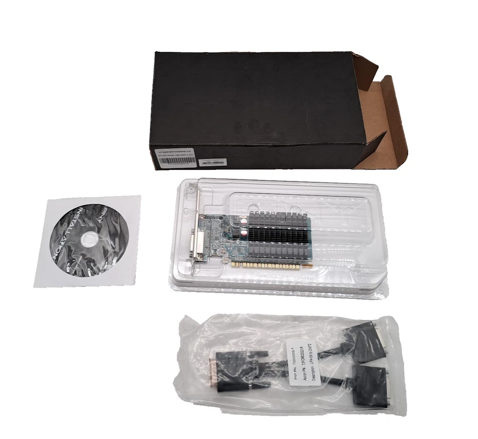 PNY NVIDIA GeForce 8400 GS 1GB DDR3 PCI-e x16 DMS-59 Video VCG84DMS1D3SXPB-CG - Image 3 of 3