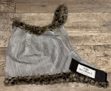 NEW FARNAM SUPERMASK XL FLY MASK GRAY  BLACK ANIMAL TRIM