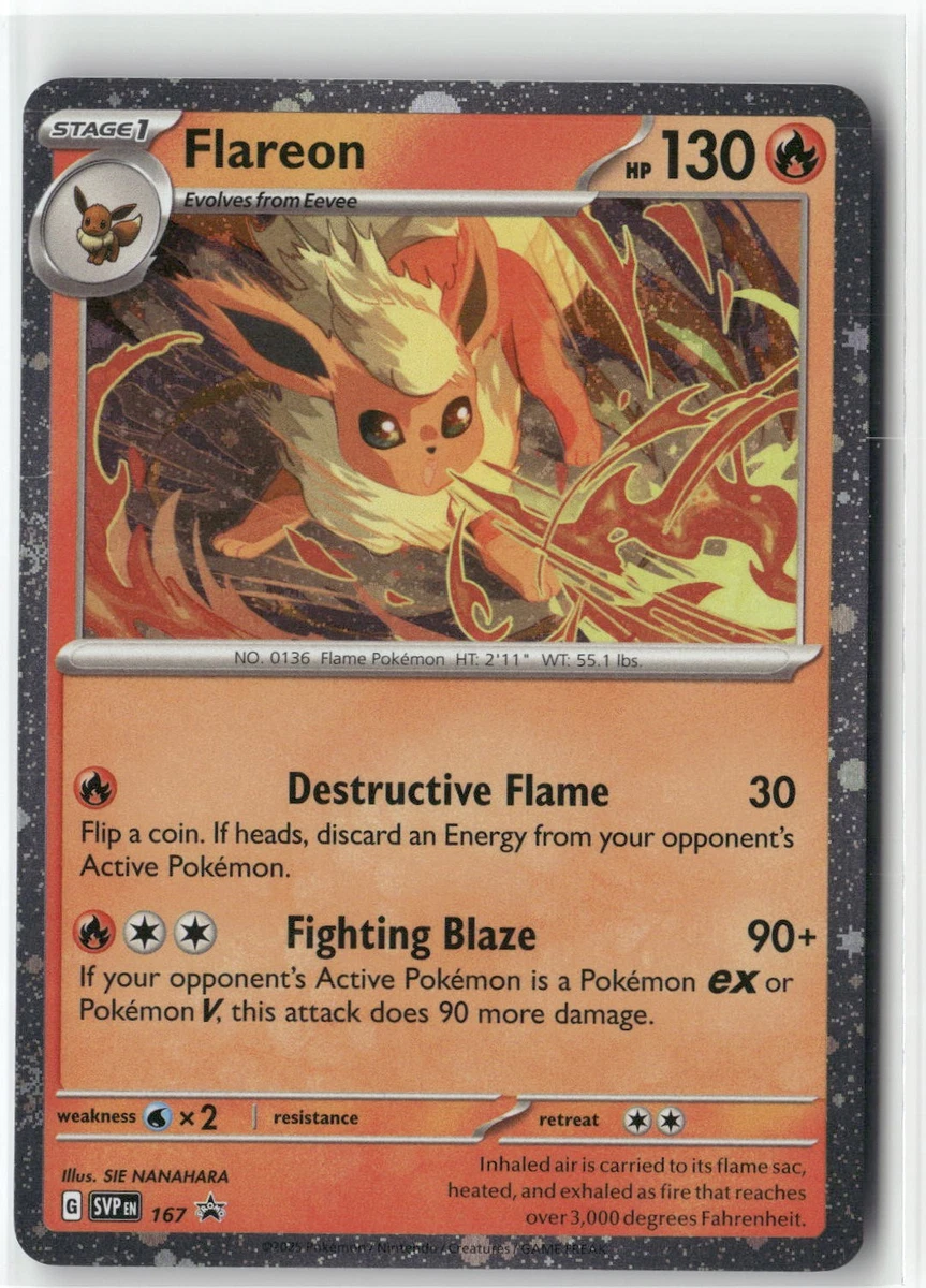 pokemon trading card game flareon Sword & Shield Darkness Ablaze Triple Pack Blister | Flareon