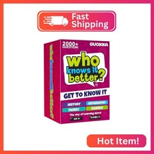 Card Games for Kids 8-12 - Set of 4 Board Family Games for Kids and Adults