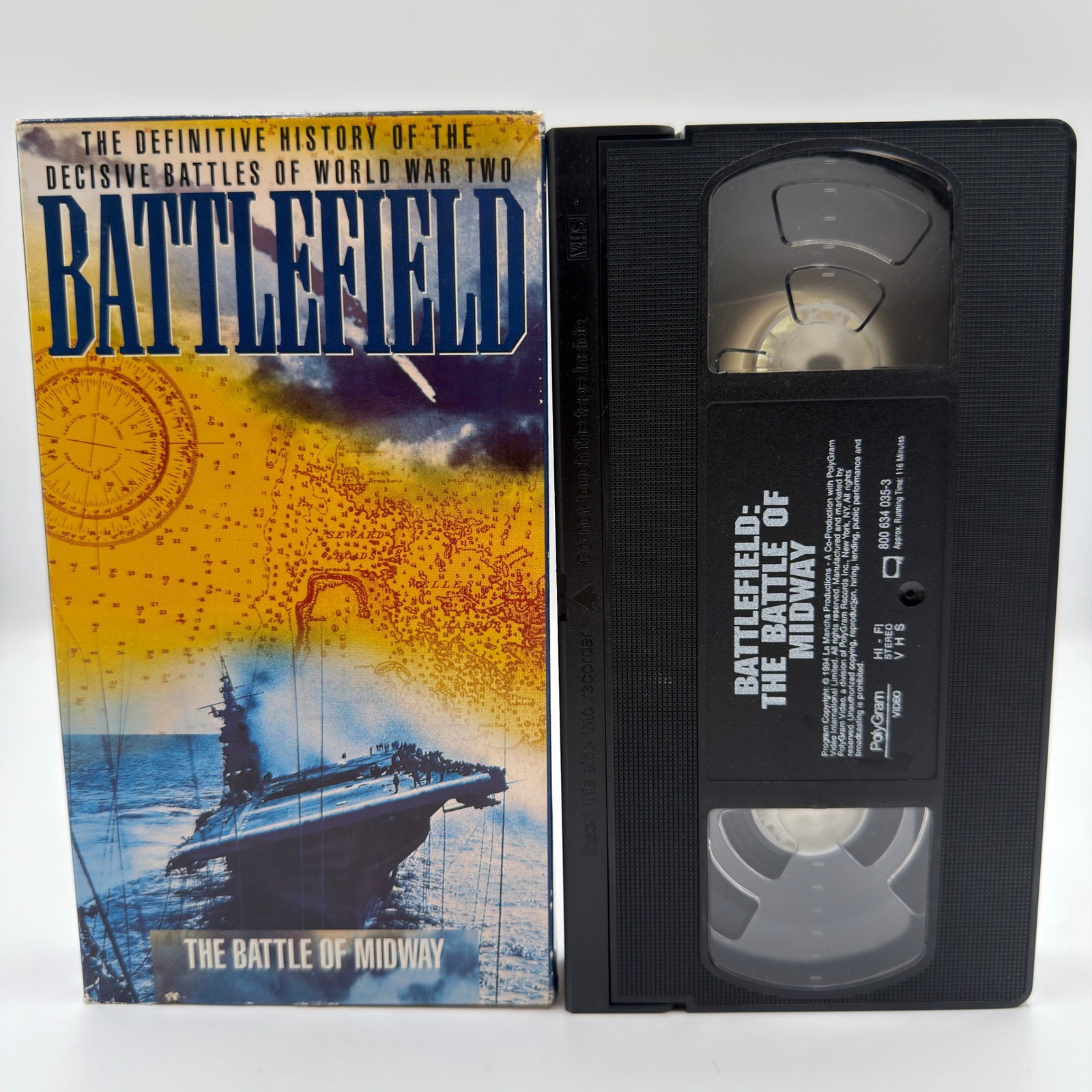 Battlefield The Battle of Midway VHS World War Two History PolyGram ...