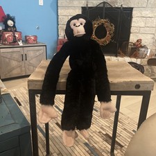 Wild Republic Chimpanzee Plush 20  Long Arms Black Monkey Stuffed Animal