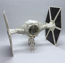 1978 VINTAGE KENNER STAR WARS Imperial Tie Fighter White complete working  38040