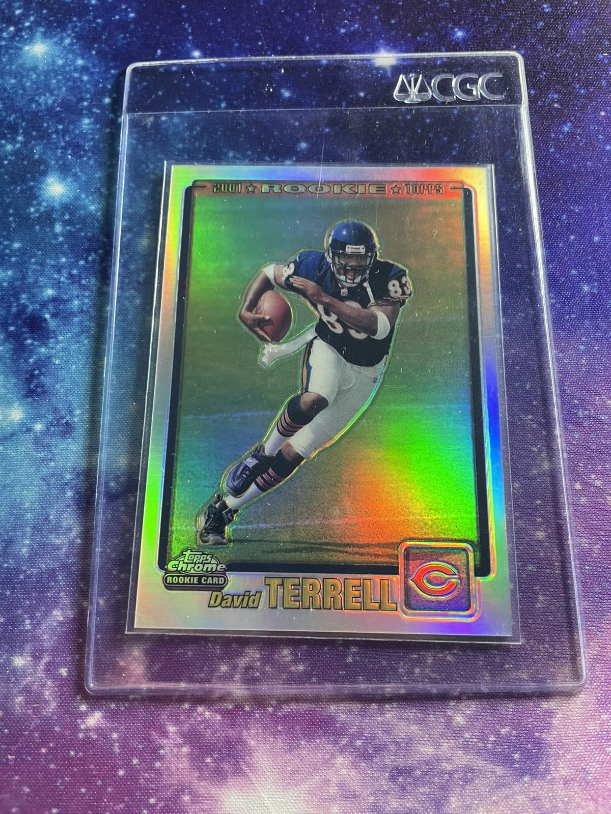David Terrell Topps Chrome #260 Refractor