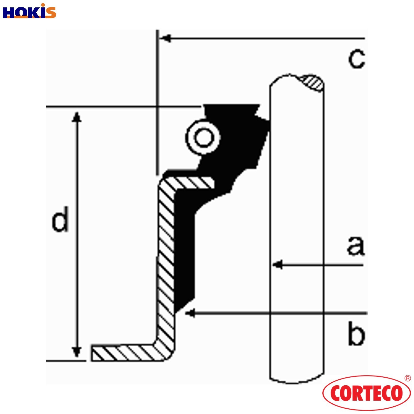 SHAFT SEAL DIFFERENTIAL 12006485B FOR IVECO F4AE3481A/F4AE0481A 3.9L 4cyl 5.9L