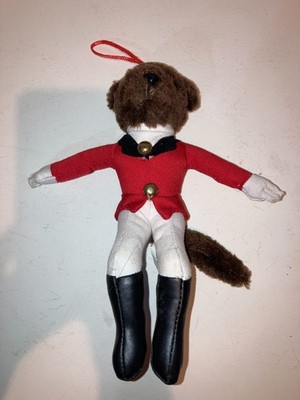 Equestrian Christmas  male Teddy Bear Decor. AA Importing Inc.