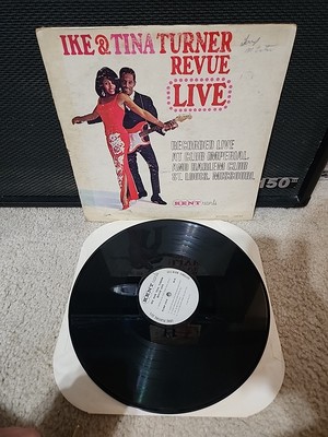 Ike & Tine Turner Revue Live Lp Vinyl OG 1964 1st MONO ''Gray Kent'' Press G+ Wax