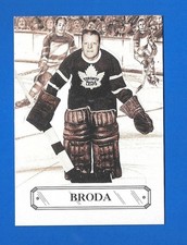 P-6 1994-95 PARKHURST TURK BRODA MISSING LINK POP-UPS 1956-57 MAPLE LEAFS