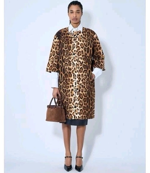 PRADA - Leopard Print Single Breasted Jacket Runw… - image 1