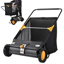 32 Portable Tow Behind Lawn Sweeper Leaf Collector For Grass Lawn Big Capacity- 32 Portable Tow Behind Lawn Sweeper Leaf Collector For Grass Lawn Big Capacity-