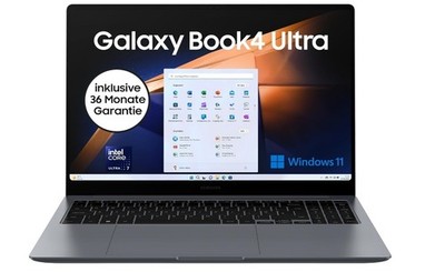 Samsung Galaxy Book4 Ultra 16'' Core Ultra 7 16GB 512GB RTX 4050 Moonstone Gray