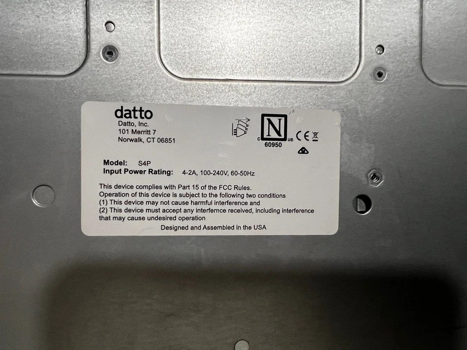 Servidor de datos NAS Datto S4P2 48 GB RAM | HDD de 8 TB Foto 3 de 3