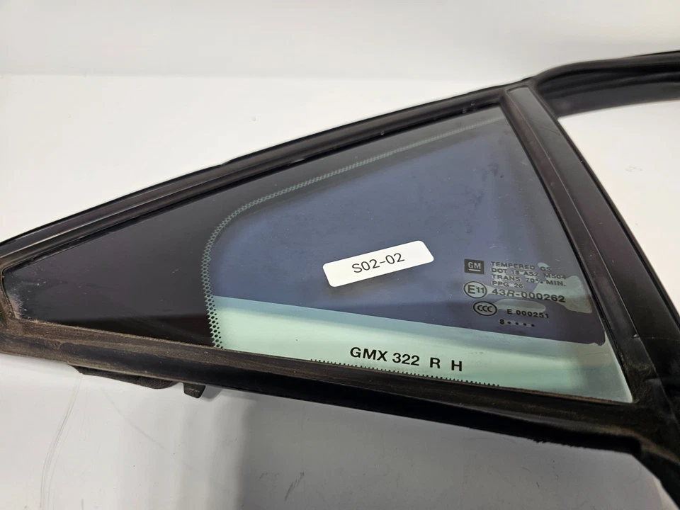 08-12 Cadillac CTS Right Passenger Rear Door Quarter Vent Glass Window GMX322RH - Image 2 of 4