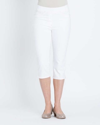 Hose weiß 17 Damen Capri-Jeggings Jerseybund Kurzgröße 34 UVP: 79,99  8.8767