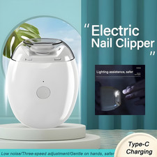 Electric Toe Nail Clippers For Thick Nails Nail Trimmer Cutter Usb Rechargeable
