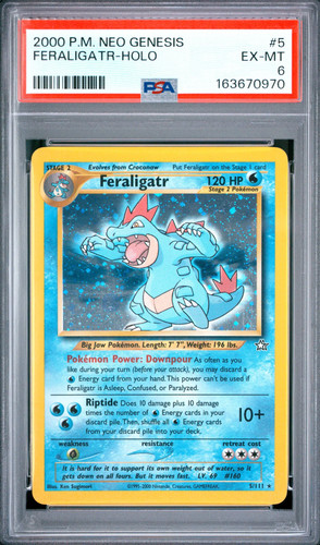 Feraligatr (Unlimited) graded PSA 6 for sale on eBay