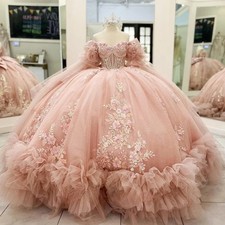 Sweetheart Quinceanera Dress for Girl Bow Tulle Off the Shoulder Lace-up