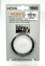 HOYA Vintage NEW Genuine 52mm Video Clear Filter w/Protective Case Japan NEW
