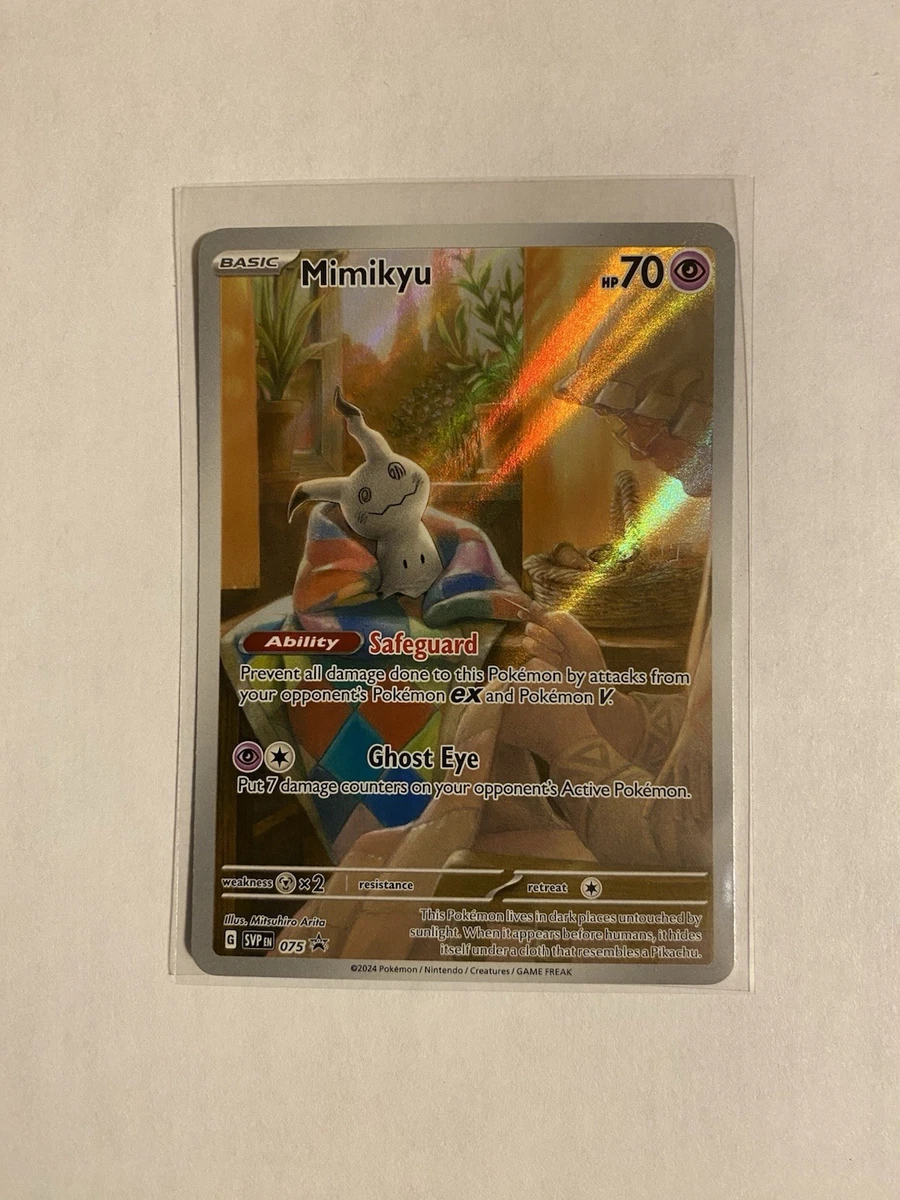 Mimikyu 075 Sv: Scarlet & Violet Promo Cards for sale | eBay