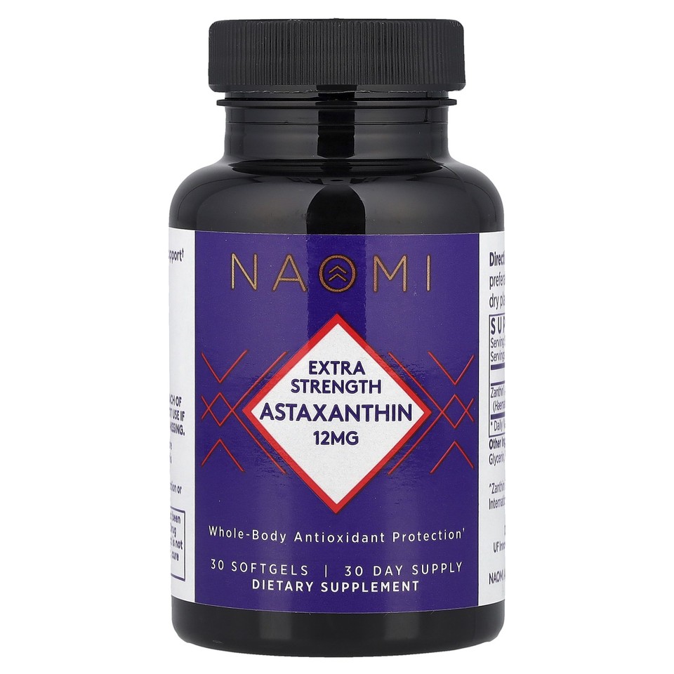Astaxanthin, 12 mg, 30 Softgels