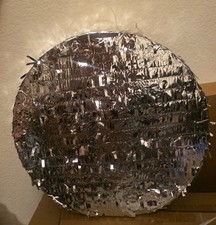 3D Silver Disco Ball Party Pinata  12 Inch