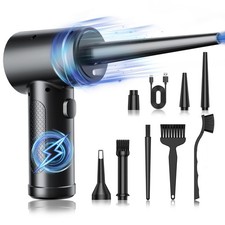 Compressed Duster, 3 Gear Adjustable 110000RPM Blow Portable Keyboard Cleaner...