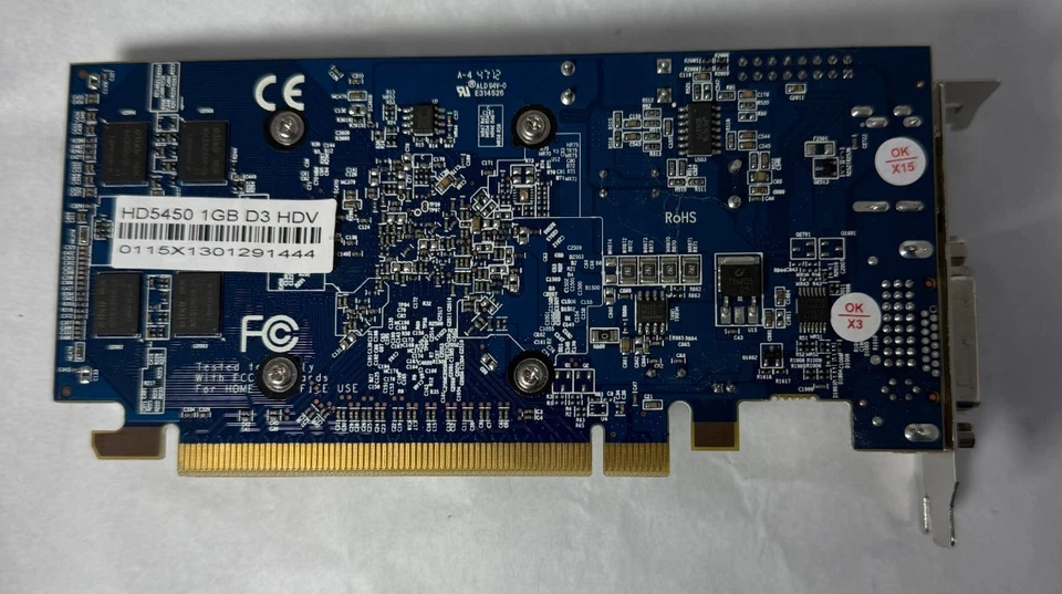 Radeon HD 5450 1GB DDR3 Graphics Card GPU - Used - Image 3 of 3
