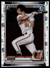 2020 Bowman Draft #BD-130 Hudson Haskin Chrome