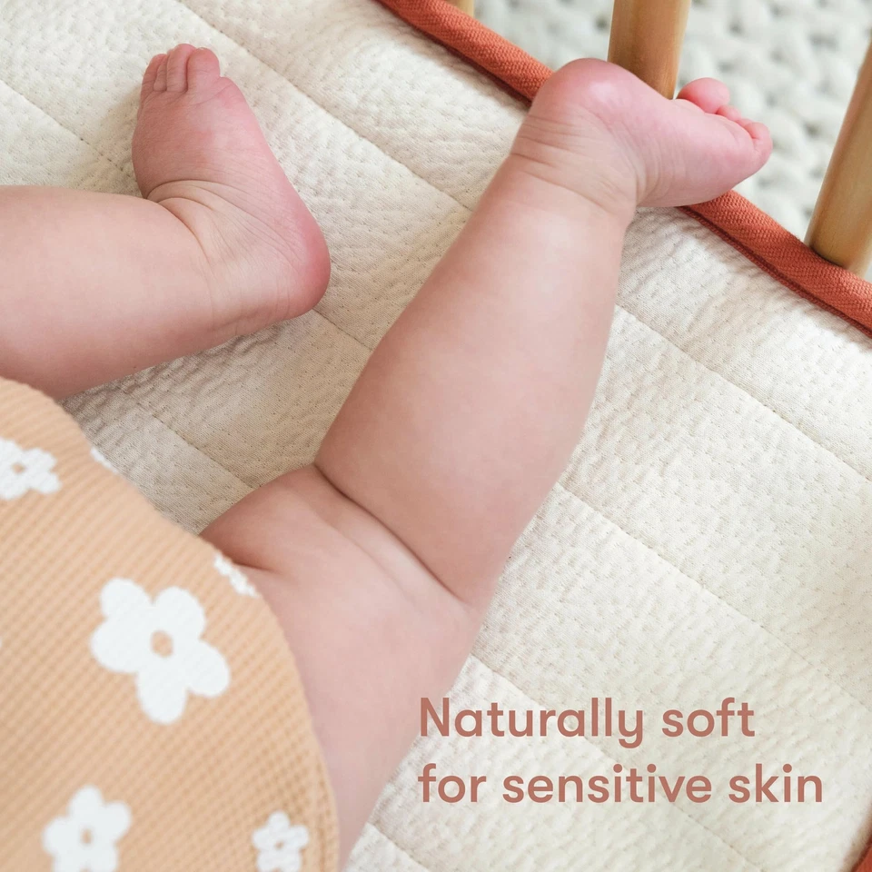 Мини-матрас для кроватки с авокадо - GOTS, безопасный и сертифицированный золотом GREENGUARD - двойной... - Изображение 3 из 4