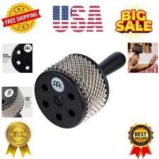 Turbo Cabasa with Sound Ports for Extra Projection, Medium Size-Wooden Handle...