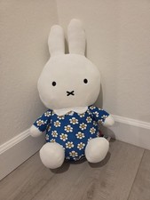 NEW w/ Tags Round1 Exclusive Miffy Blue Flower Dress 20" Plush