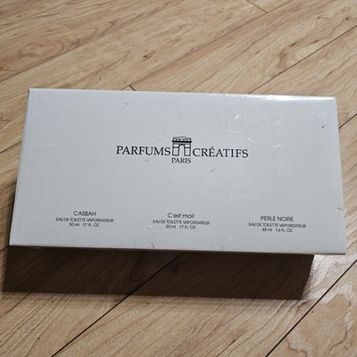 VTG Avon Perfume Creatif Paris France Casbah C'est Moi! & Perle Noire 1.6 1.7 Oz