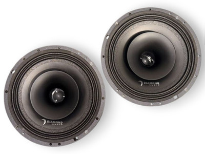 Diamond Audio MP654 6.5'' 2-Way 150W RMS PRO Full-Range Coax Horn Speakers