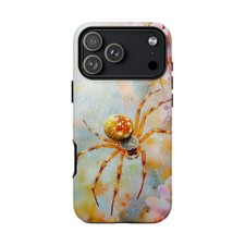 For iPhone / Galaxy / Pixel Orb Weaver Spider Art Phone Case