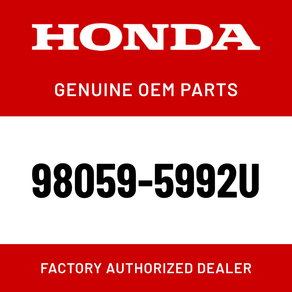 HONDA OEM IUH27D Spark Plug 98059-5992U